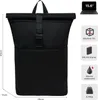 Cityrucksack RollTop Rucksack Freizeitrucksack Herren Damen Produktbild-Vorschau 2