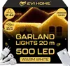 Aussenleuchten 500 Led Eisstocke 23M Weihnachtsgirlande Produktbild-Vorschau 1