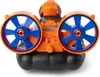 A toy hovercraft with two large fans, featuring a dog character in the driver's seat. Produktbild-Vorschau