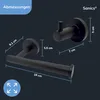Sanics Orca Toiletten-Accessoires-Set Schwarz - Produktbild-Vorschau 2