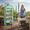 Skleník ALIGHTUP s fólií a PE mřížkou, vhodný jako pařník, Náhled obrázku produktu 2