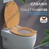 CASARIA® Toilettendeckel mit doppelter Absenkautomatik MDF Produktbild-Vorschau 7