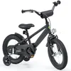 Qualitäts Kinderfahrrad 14 Zoll Matt Schwarz Junge Produktbild-Vorschau 1