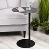 Tavolo pieghevole in metallo nero 35 x 53 cm Anteprima dell’immagine prodotto 6