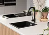 PRIMAGRAN Spülbecken Schwarz 36x47cm, Granitspüle 1 Becken Produktbild-Vorschau 7