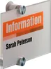 DURABLE Türschild CrystalSign 148x105 Folieneinlage transp Náhľad obrázku produktu 1
