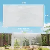Outsunny Gewächshausfolie 6 x 10 m, wasserdichtGartenfolie, Produktbild-Vorschau 3