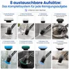 Elektrische Reinigungsbürste Bad Küche Auto Fußboden Spin Produktbild-Vorschau 10