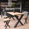 LAMO Manufaktur Sitzbank Esszimmer Holzbank 30x160x47cm, Produktbild-Vorschau 5