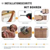 Holzjalousie Ohne Bohren 90 cm x 130 cm 35mm Lamellen Produktbild-Vorschau 9
