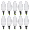 10 ampoules LED bougie 6 W = 40 W E14 mat 160° blanc froid Voir les images du produit 1