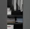 Kleiderschrank "Swan" in grau Drehtürenschrank 6-türig 240 Produktbild-Vorschau 4