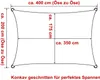 WOLTU Sonnensegel Sonnenschutz HDPE Windschutz UV Schutz Produktbild-Vorschau 2