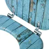 Close-up of a toilet seat hinge with a wood-grain pattern. Anteprima dell’immagine prodotto