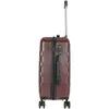 A side view of a brown suitcase with a telescopic handle extended. Produktbild-Vorschau