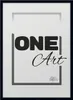 A framed poster with the text "ONE Art" and a small logo at the bottom. Anteprima dell’immagine prodotto