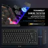 Titanwolf ALPHA mechanische Gaming Tastatur TKL, RGB Produktbild-Vorschau 2