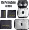 6 Stück Packwürfel Gepäcktaschen Organizer Hochwertige Produktbild-Vorschau 4