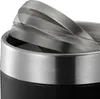 EKO Seau à couvercle basculant Fandy 1,5 l noir inox Voir les images du produit 5