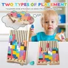 Holz 3D Puzzle 42 Teile, Tetris Geometrie Spiel, Denkspiel Produktbild-Vorschau 11