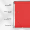 Roleta Estika bez vrtání – 85 cm x 150 cm – Červená – Náhled obrázku produktu 3