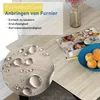MODFU Set da pranzo con tavolo e 2 sedie per 2 persone, Anteprima dell’immagine prodotto 3
