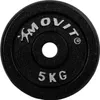 MOVIT Hantelscheiben Set PRO, Gusseisen, 4x 5,0 kg, Produktbild-Vorschau 3