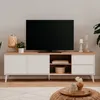 Calicosy - Mobile TV a 2 ante, 2 nicchie e 2 cassetti, Anteprima dell’immagine prodotto 1