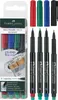 Faber-Castell 152304 marcatore permanente Nero, Blu, Verde, Anteprima dell’immagine prodotto 16