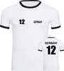multifanshop Kontrast T-Shirt - Germany - Trikot Nummer 12, Produktbild-Vorschau 1