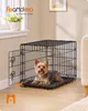 FEANDREA Hundekäfig Faltbar mit Kunststoffschale und Produktbild-Vorschau 2