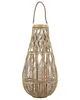BELIANI Laterne Hellbraun 77 cm aus Bambusholz und Glas mit Produktbild-Vorschau 5