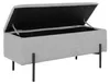 Watford Banquette avec compartiment de rangement, gris Voir les images du produit 8