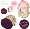 bellaCott Wäscheklammerbeutel Vögel mit Blumen, Ø18 x 31 Produktbild-Vorschau 3