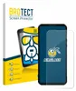A product shot of a screen protector packaging and the screen protector itself. Produktbild-Vorschau