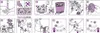A series of instructional diagrams showing how to use a breast pump. Produktbild-Vorschau