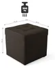 MG Design, tmavohnedý taburet s úložným priestorom, 45x45 Náhľad obrázku produktu 5