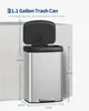 Cubo de basura de 80 litros - Cubo para residuos - Tapa con Vista previa de la imagen del producto 3