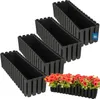 KOTARBAU® Lot de 4 Jardinières Extérieure Plastique Voir les images du produit 1