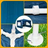 ISOISL Pavillon 3x3 m Blau Partyzelt Gartenpavillon mit Produktbild-Vorschau 8