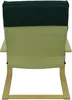 The back view of a chair cushion set with a wooden frame. Produktbild-Vorschau