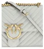 Torebka Love One Classic Dc Sheep Nappa Chevron szara Podgląd zdjęcia produktu 7