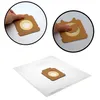A collage of images showing vacuum cleaner bags, with close-ups of how to attach them. Produktbild-Vorschau