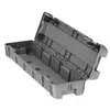 An open gray plastic storage case is shown against a white background. Náhľad obrázku produktu