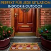 BRUBAKER Weihnachtsfußmatte Merry Christmas Wichtel - 45x75 Produktbild-Vorschau 3