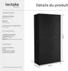 Armoire métallique de classement Cosmo avec 2 tiroirs 40 x Voir les images du produit 6