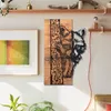 Wallity, Folivora, dekoracja ścienna, czarny, drewno, 37 x Podgląd zdjęcia produktu 2