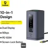 Docking Station Baseus Spacemate Series 10-in-1 Grau Produktbild-Vorschau 2