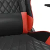 vidaXL Gaming-Stuhl mit Fußstütze Schwarz und Rot Produktbild-Vorschau 10