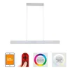 Smart RGB LED Pendelleuchte, dimmbar, Fernbedienung, H 120 Produktbild-Vorschau 3